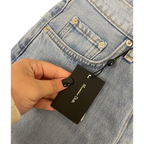 Massimo Dutti Womens Jeans EU 38 US 6 Straight Leg Blue High rise 5051/852 NWT - Picture 5 of 16